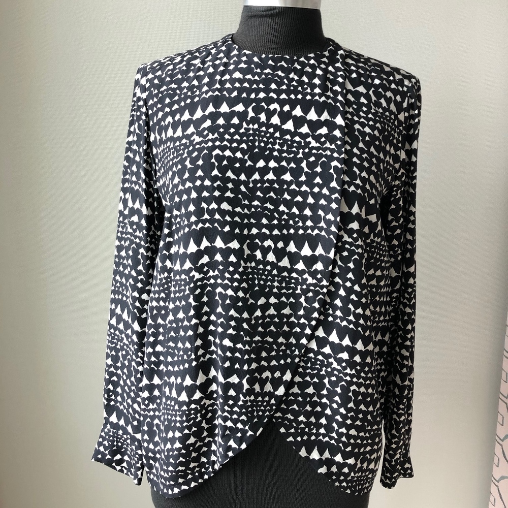 STELLA McCARTNEY: Black and Beige Blouse
